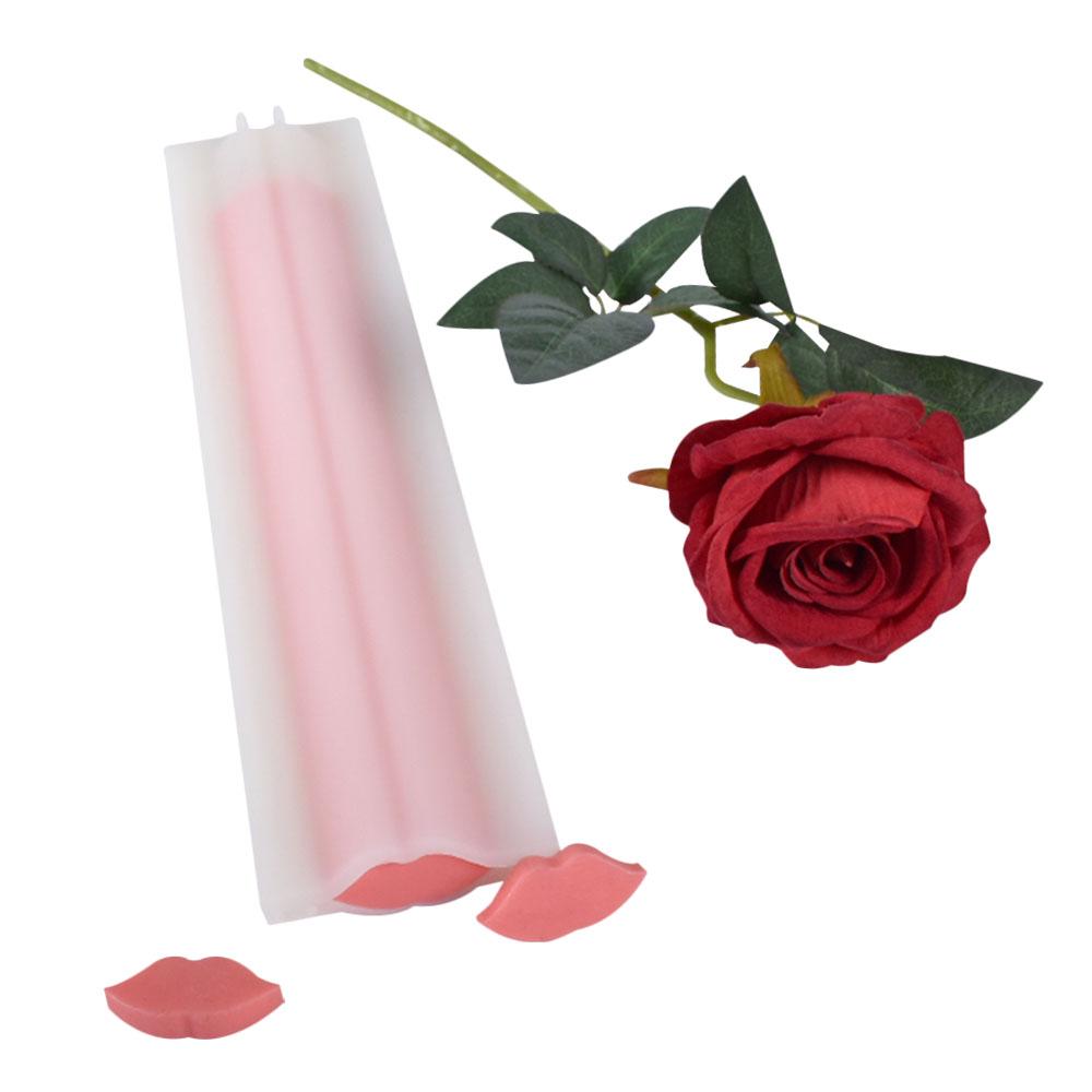 Cat Shaped Silicone Tube Column Mold Handmade Soap Candle Chocolate Loaf Baking Tools for DIY Craft Dessert Party Decoration