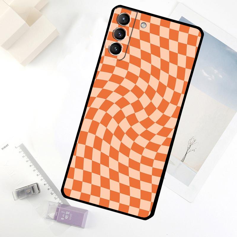 

Check Orange Green Moss Twist Phone Case For Samsung Galaxy S25 S24 S23 S22 S21 S20 S26 Ultra S10 Plus S23 FE S25 FE Cover Galaxy S26Ultra