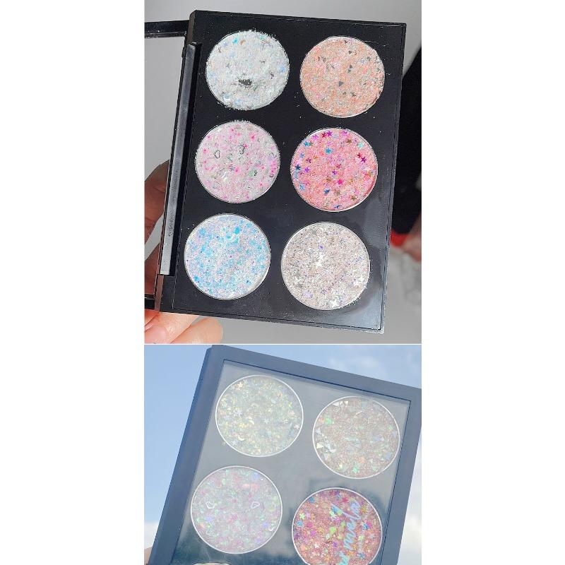 Shimmer Glitter Sequin Gel Eyeshadow Sparkling Eye Makeup For Stage Daily Cosmetics