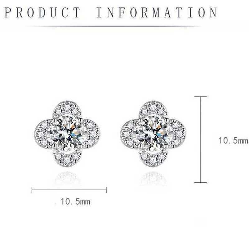 Sace Gems Klasické zirkónové náušnice zo zliatiny medi Dámske šperky Svadobný darček na párty