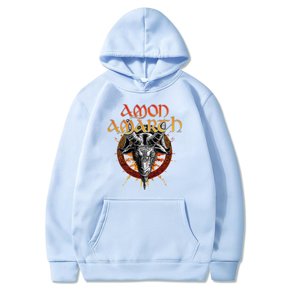 Amon Amarth Heidrun Over Latin America 2024 Hoodie New Oversized Clothing Female Male Sweatshirts Outdoor Casual Pullovers