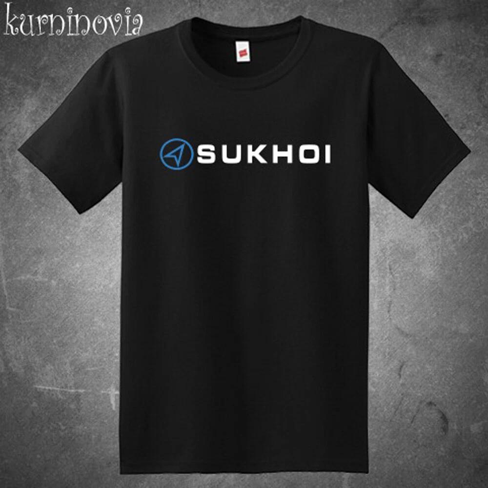Sukhoi Russian Aircraft Aerospace Men s Black Size S to 5XL 3XL