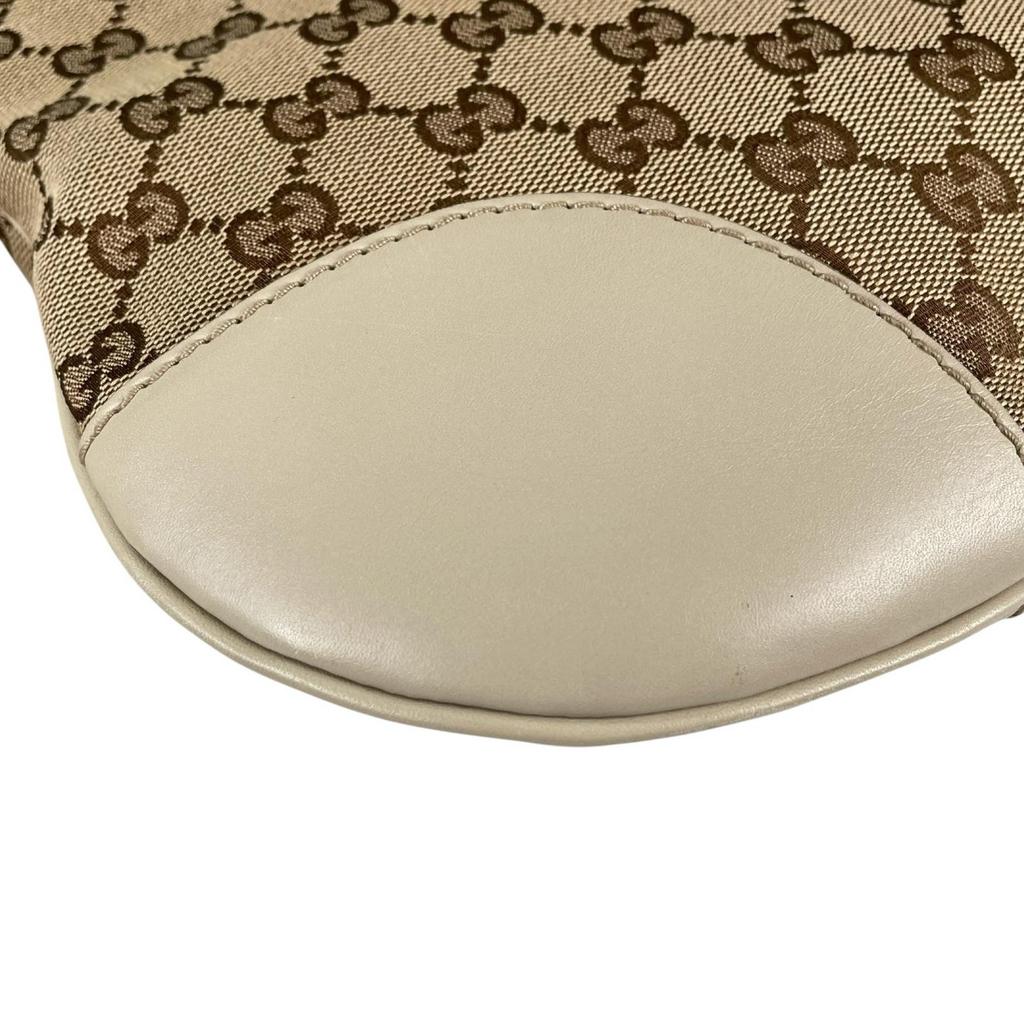 Gucci Sherry Line 254065 Shoulder Bag Beige Women Used
