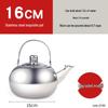 Large Capacity Stainless Steel Teapot - Ideal for Hotels, Restaurants, or Outdoor Use