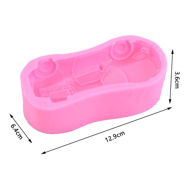 3D Sports Car Silikonowa forma do ciasta kremówki Jelly Chocolate Decoration Narzędzie do pieczenia