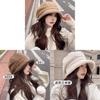 Vintage Fisherman Hat With Fleece Lining For Winter Casual Warmth