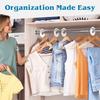 20 White Closet Dividers for Hanging Clothes – Clothing Size Rack Dividers and Closet Organizers