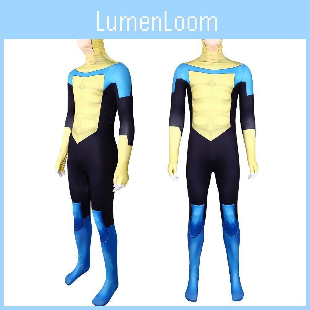 Invincible Man Omni Atom Eve Cosplay Costume Jumpsuit Halloween Gifts Party