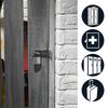 Master Lock 9140EURT Pack of 2 Key Padlocks In Aluminium, Grey, 4 X 5,9 X 1,3 Cm