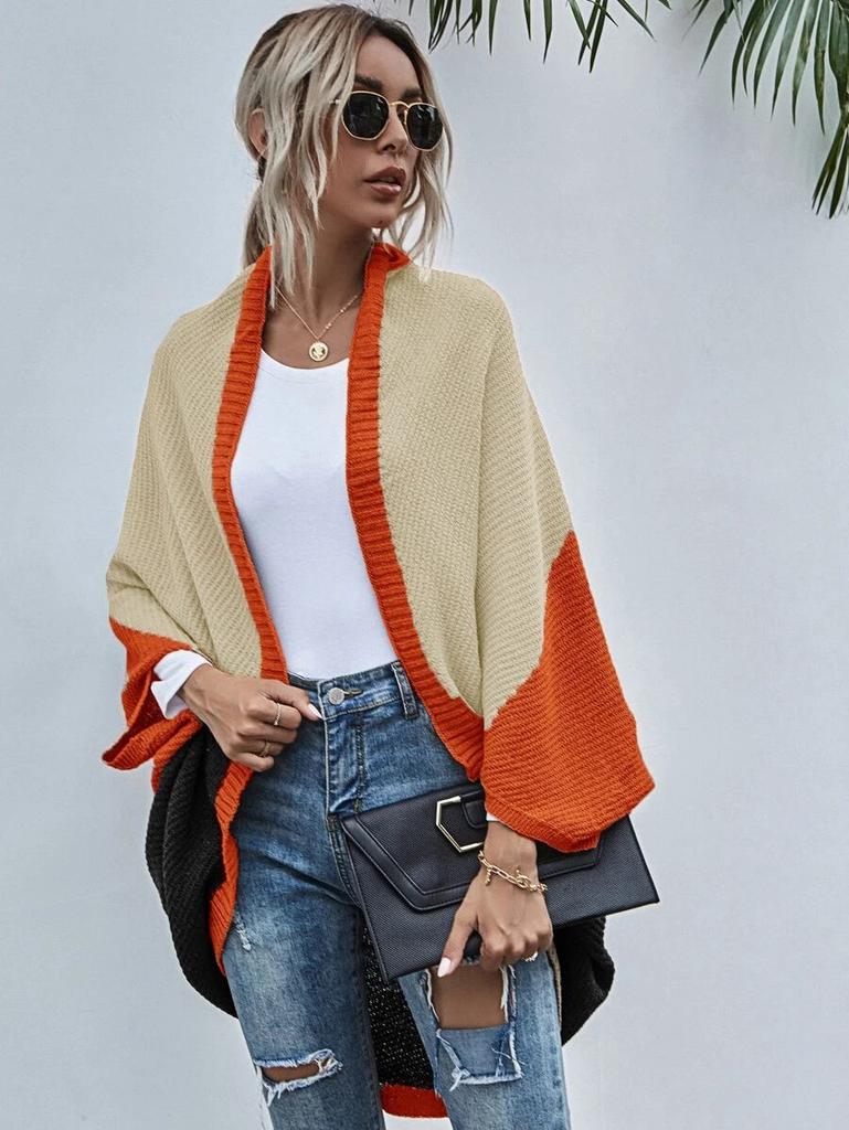 Women Long Sleeve Sweater Knitted Cardigan Loose Outwear Jacket Coat Sweater