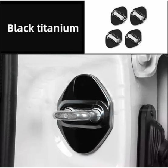 For Toyota Camry 2025-26 Black titanium Door Lock rust protection Cap Cover 4X m