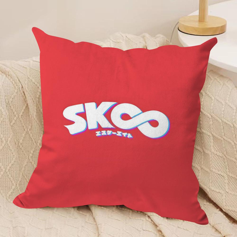 Anime SSK8 the Infinity Cushion Cover Soft Plush Fabric DoubleSided Printed Sofa Cushion Cover for All Seasons Home Decor Gift