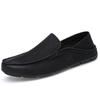 Genuine Leather Mens Casual Shoes Business Slip On Flats Comfy Formal Loafers Simple Men Moccasins Lightweight Man Driving Shoes