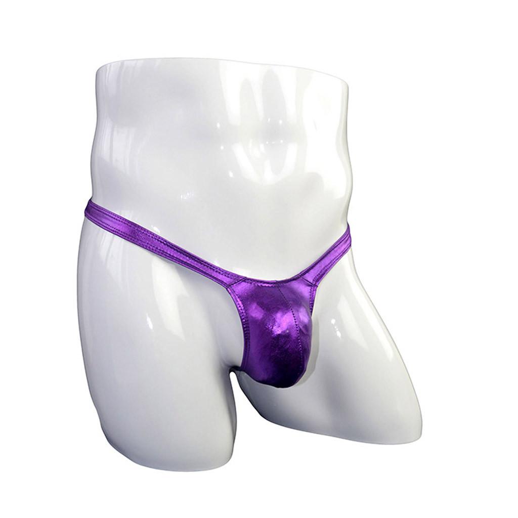 Men's Comfortable Sexy  Leather Briefs