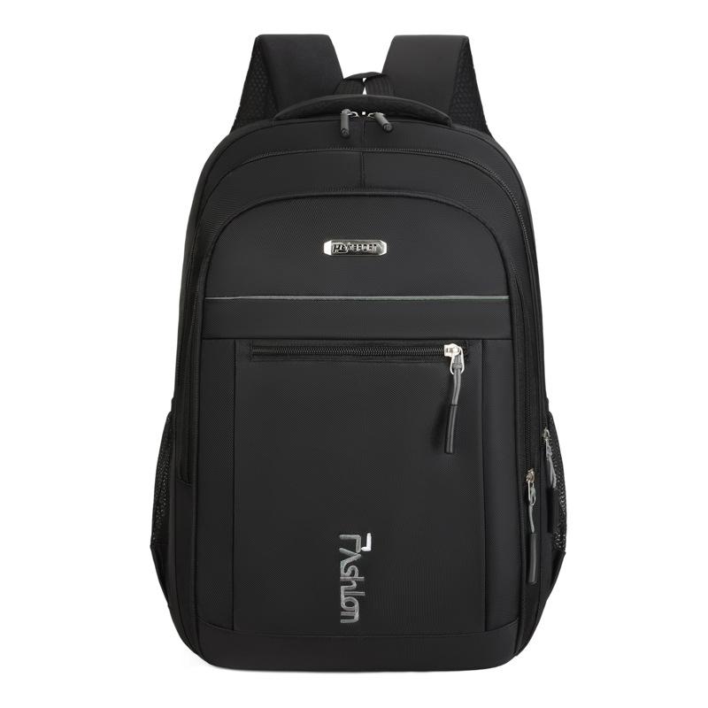 2 New casual backpack large capacity male wear-resistant junior high school college student schoolbag commuter business computer bag
