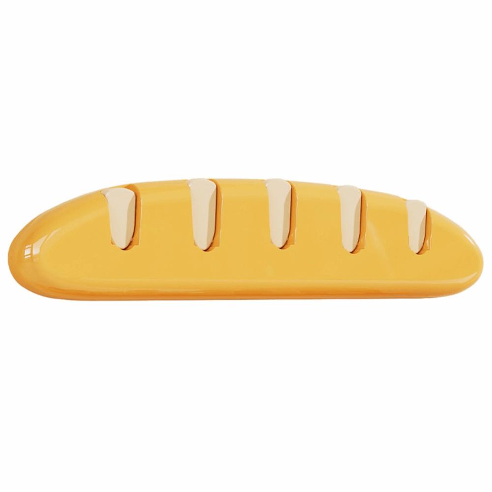 

Creative Bathroom Storage Hook Bread Detachable Door Back Clothes Hook Space Saving Waterproof Wall Decorative Hook