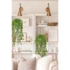 Villa Como Artificial Greenery - Wall-Mounted Potted Plant, Succulent, Hanging Pot, Wisteria,