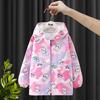 Children's Waterproof Stain-Resistant Raincoat and Down Jacket for Boys and Girls