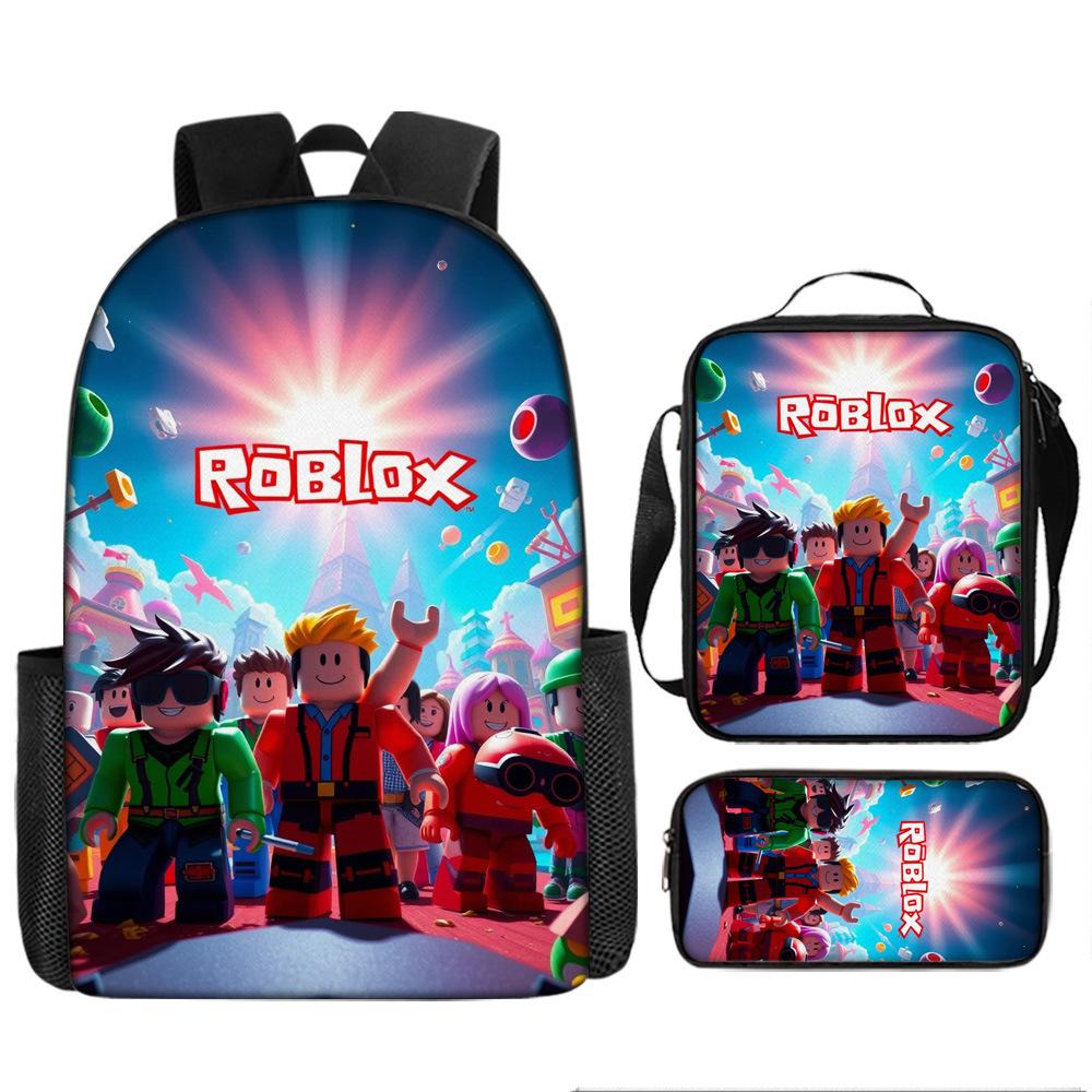 Robles Backpack Three-Piece Children'S Cartoon Backpack Large Capacity School Bag