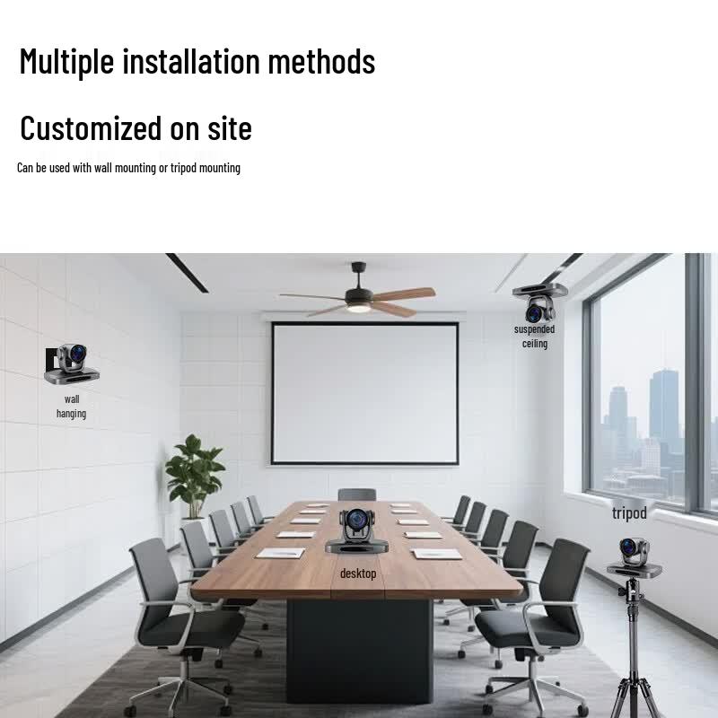 Youmai Y-H4 AI Human Tracking 4K PTZ Video Conference Camera (CN version)