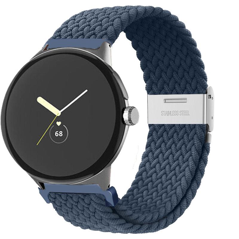 Braided solo loop strap for Google Pixel Watch 2 Band Smartwatch Accessories Elastic Bracelet correa Pixel Watch Active band