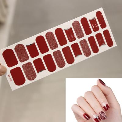 22Pcs Nagel Aufkleber Mode DIY Mini Selbst-Adhesive Shiny Maniküre Decals für Salon