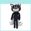 Siren Head Series Black Cat Plush Toy Soft Stuffed Doll Perfect For Horror Fans