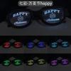 Halloween Glasses Special Effect Luminous Glasses Cool Anime Flash Eye Glasses Led Glasses Sense of Technology Eyewear for Party
