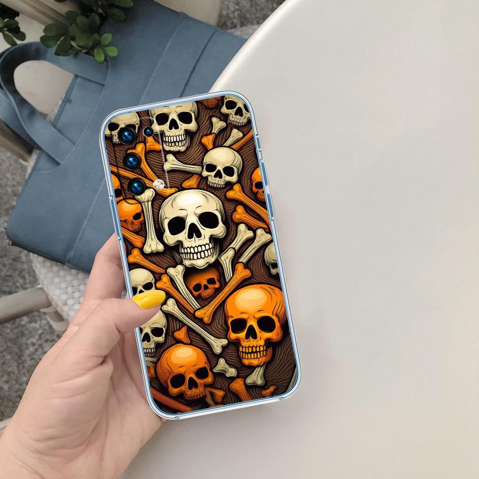 CJ63 Grim Reaper Skeleton Skull Phone Case for Motorola Moto Edge 20 30 40 50 S30 Fusion Ultra Pro Neo Lite + G200 G23