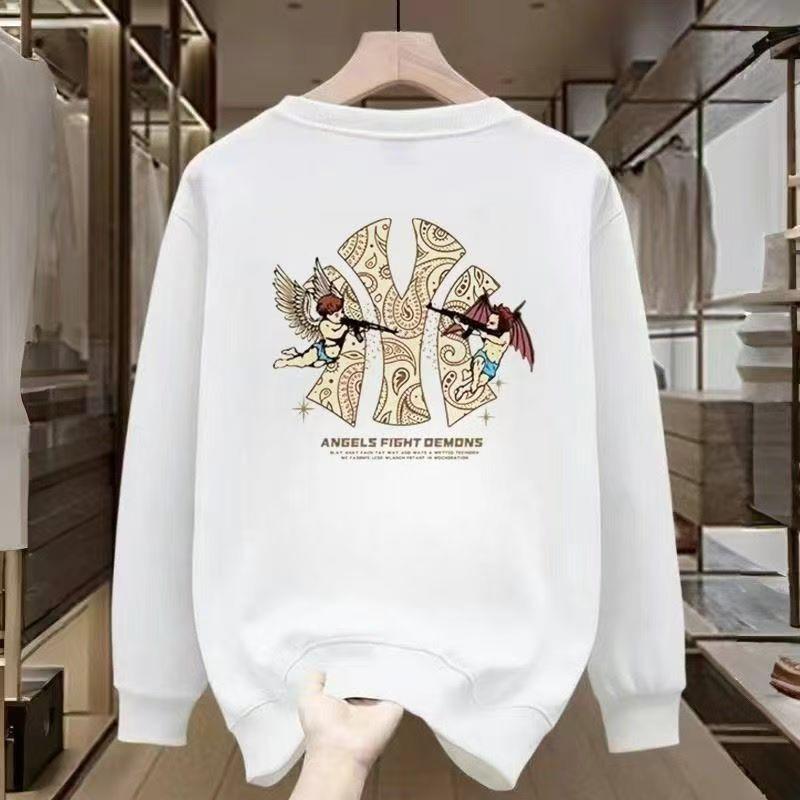 Men's Anti-Pilling Heavyweight Cotton Long Sleeve Sweatshirt - Autumn Trend, Loose and Versatile Casual Top