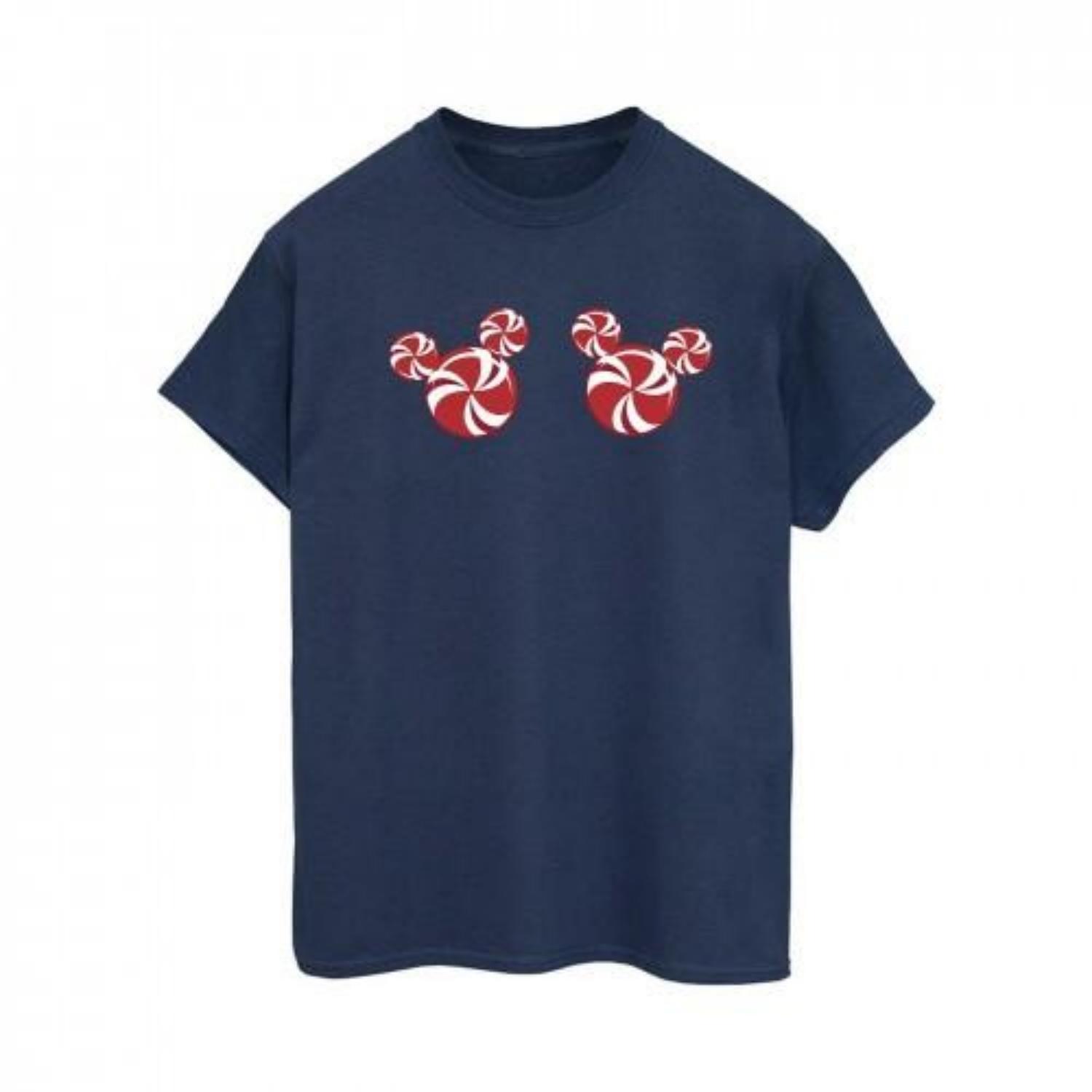 

Mickey mouse Womens_Ladies Candies Cotton Boyfriend T-Shirt S чёрный
