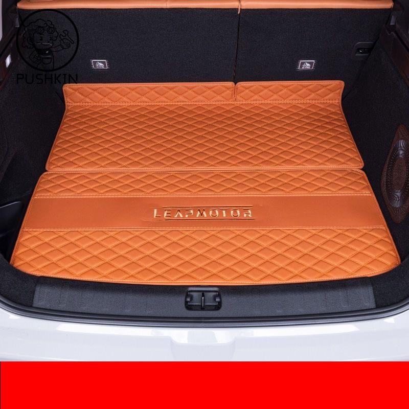 For Leapmotor C10 2024 2025 2026Car Trunk Mats Leather Durable Cargo Liner Boot Special Dedicated Surrounded Carpets Accessories