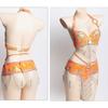2Pieces Tribal Belly Dance Bra and Belt Belly Dancing Outfit Belly Dancer Costumes for Women