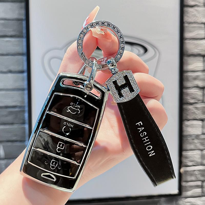 Tpu Car Remote Key Case Cover Protect Shell Fob For Hyundai  Genesis G70 G80 Eq900 G90 3 4 Bottons Accessories