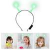 Abbigliamento Fascia per capelli aliena luminosa Topper per capelli Abbigliamento donna Uomo Costumi di Halloween per bambini