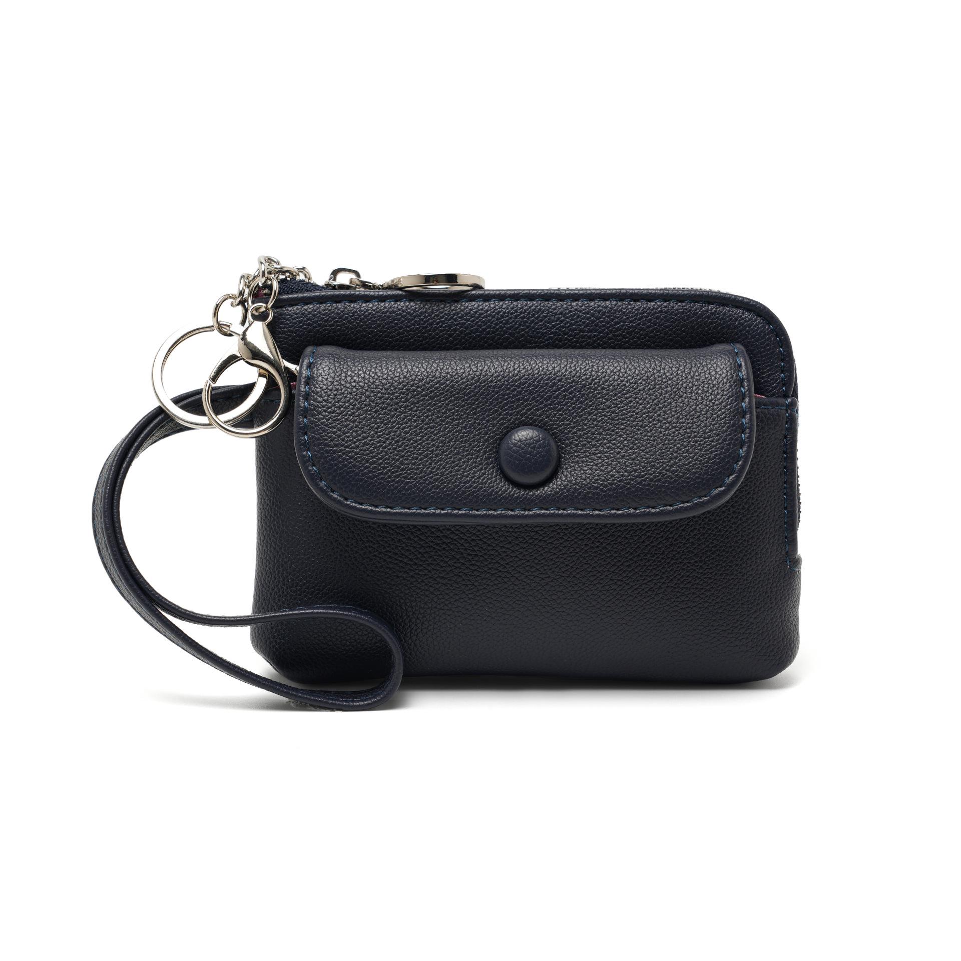 Стильный однотонный кошелек для монет в стиле инс и многофункциональный кошелек большого объема для женщин