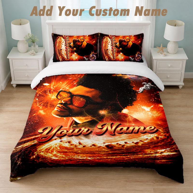 Bedding Set 1 Duvet Cover 2 Pillowcases The Weeknd Print Soft Bed Linen Bedroom Decor