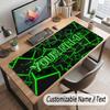 Neonowy Kolorowy Motyw Spersonalizowana Podkładka pod Mysz Personalizowany Nadruk Imię Tekst Mata na Biurko do Domowego Biura Dekoracja Stołu