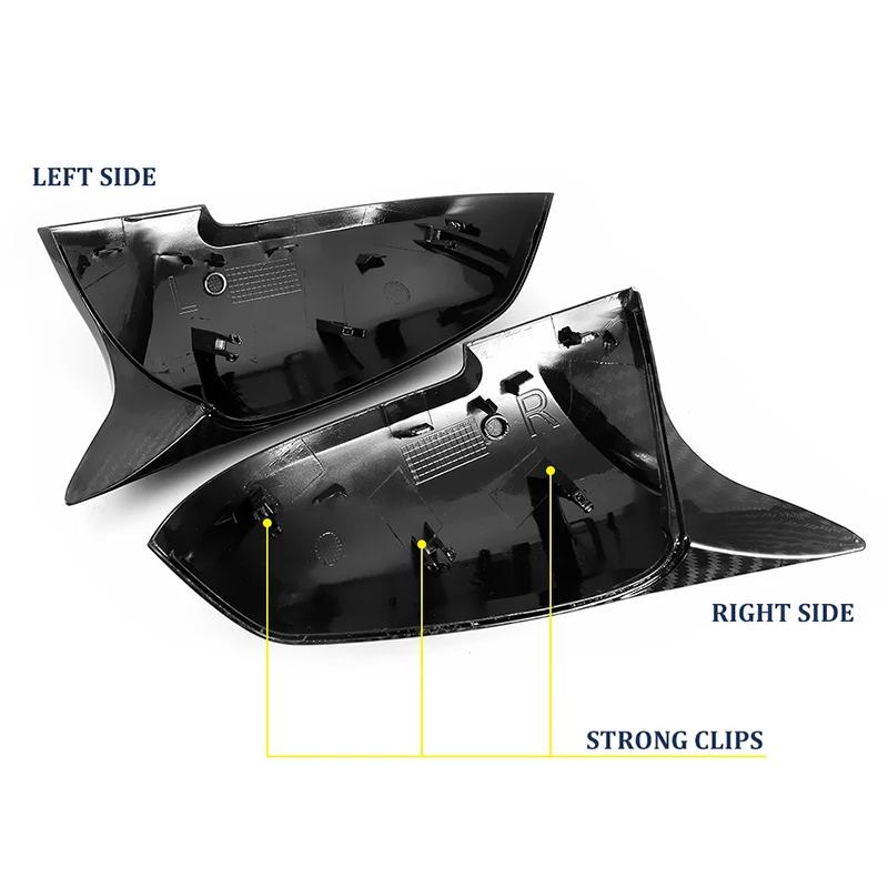 Carbon Fiber Mirror Caps for BMW1/2/3/4Series F20 F30 F32 F36 2012-Up 320i 328i 330d 335i M3 M4 Car Accessory Auto Styling Parts