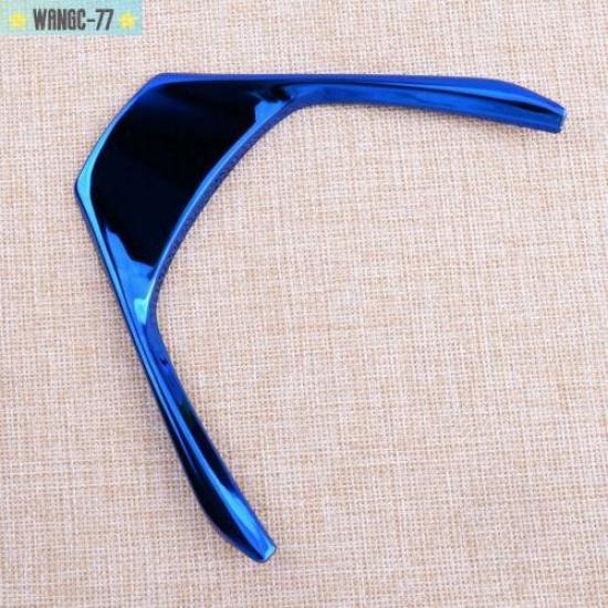 For Toyota Corolla 2014 2015-2018 Car Console Steering Wheel Cover Blue Titanium