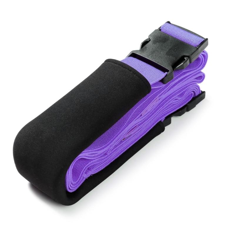 Yoga Stretch Band Yoga Resistance Band High Elasticity Yoga Strap Pilates Stretch Band Flexibility Pilates Training Band фиолетовый