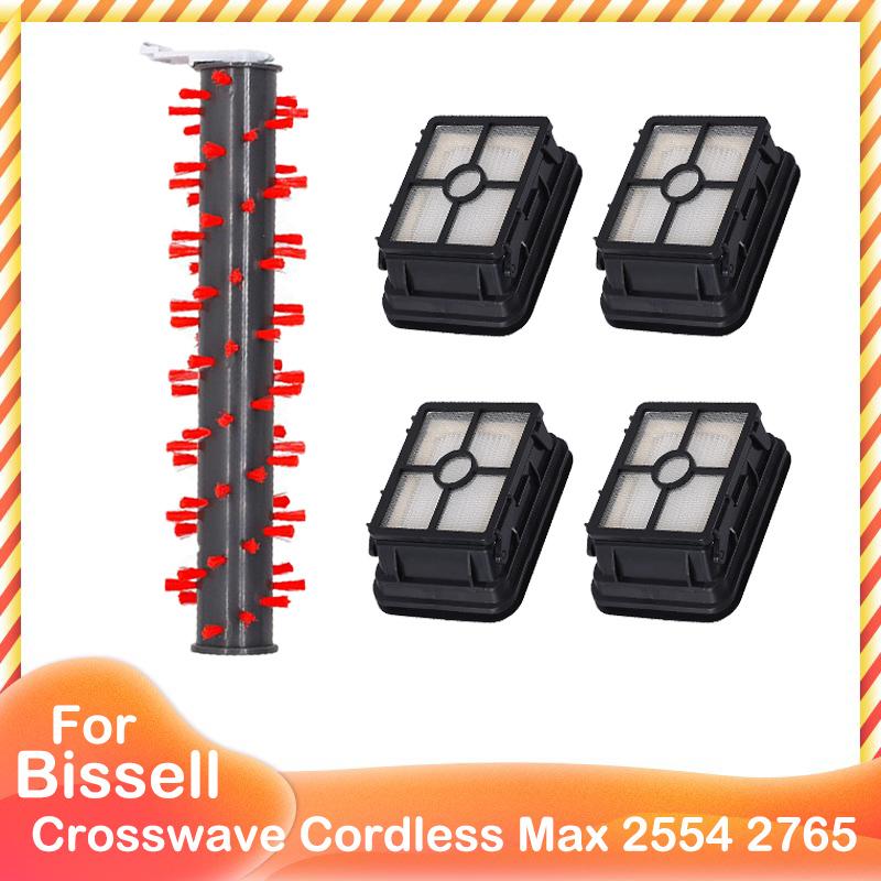 Main Brush HEPA Filter For Bissell Crosswave Cordless Max 2554 2554A 2590 2596 2596B 2596M 2765 2765F 2765Z 2765E 2765N 2767Z