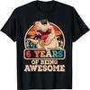 6 Jahre Cooler T-Rex Dinosaurier 6. Geburtstag Dino Jungen Kinder T-Shirt