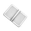 For Hyundai Santa Cruz 2022-2025 Silver Steel Front Reading Light Speaker Cover
