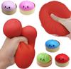 Reusable Colorful Simulated Dumpling Squishy Toy Slow Rebound Soft Pinch Decompression Stress Reliever Office Home Desk Decor