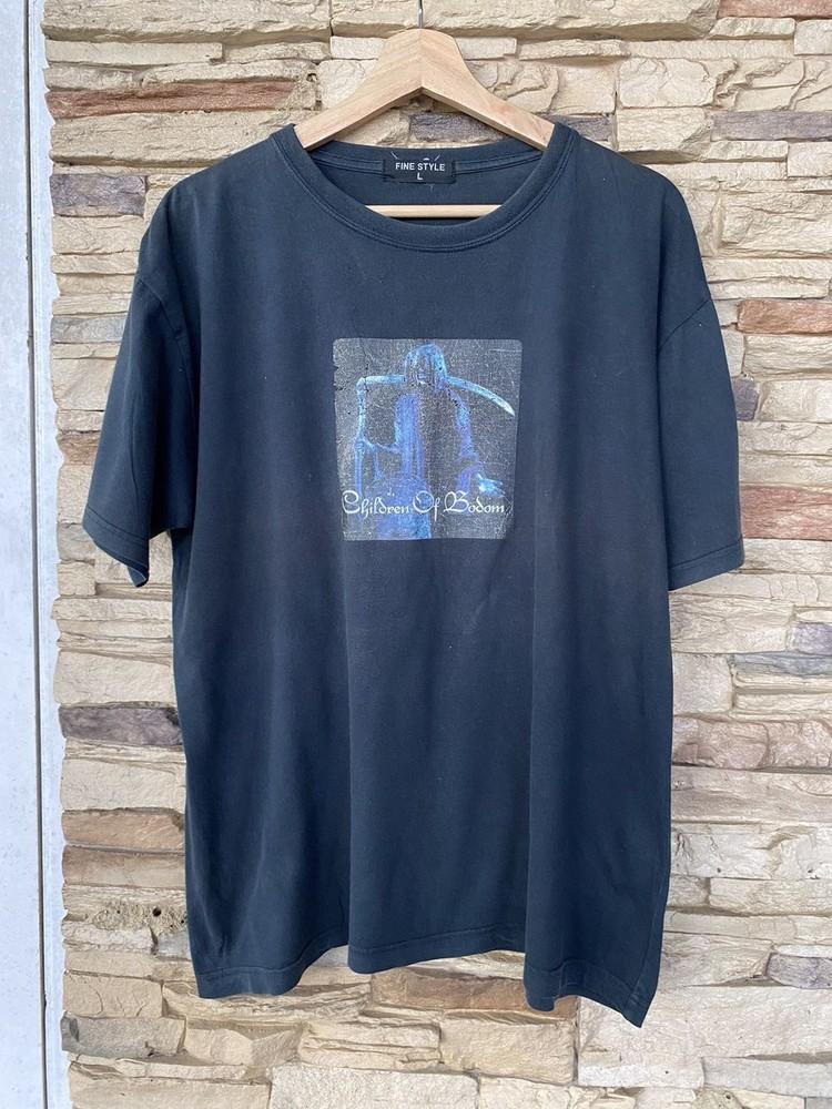 Vintage 90#039s Children Of Bodom Hate Crew Band Black Unisex Tshirt KH15814 M