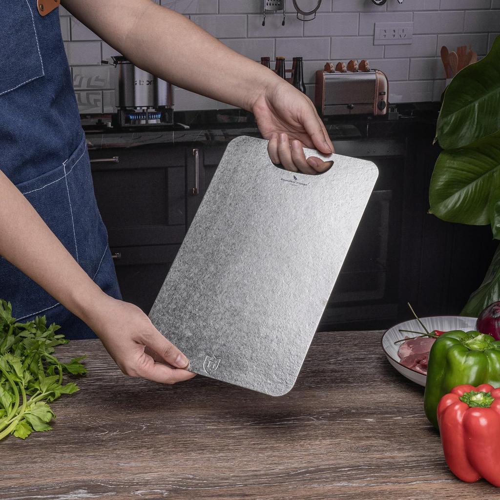 Boundless Voyage Titanium Cutting Crystalline Dishwasher Camping Supplies 30 X Ti5006P Board, Finish, Safe, Lightweight, Durable, Rust-Resistant,