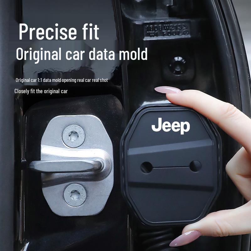 Jeep Renegade, Compass, Commander, Wrangler Door Shock Absorbing Rust-Proof Latch Cover