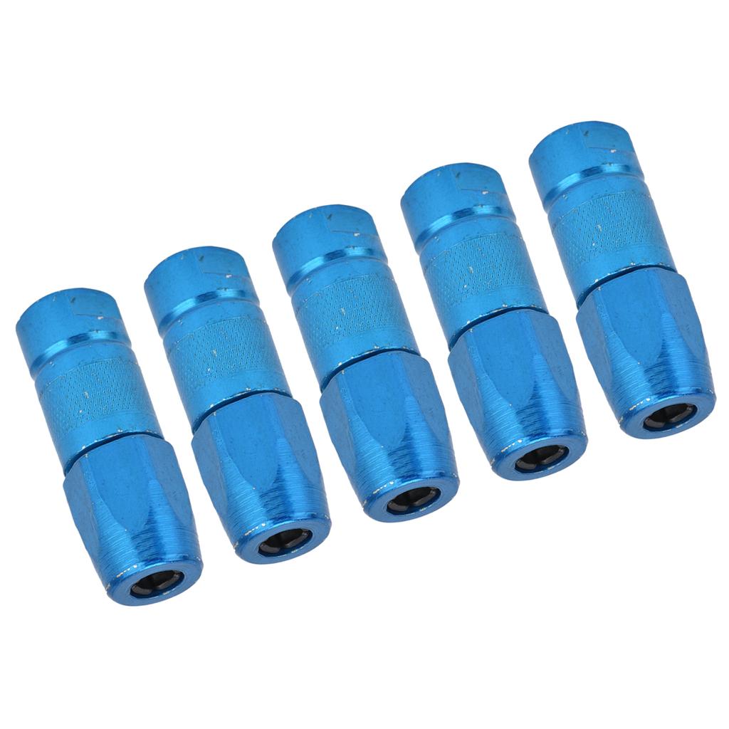 5Pcs Grease Gun Coupler Tightly Bite Durable WearResistant Grease Gun Flat Nozzle for Equipment