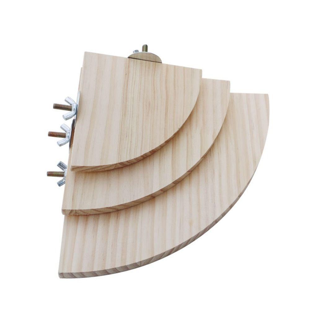 Wood Sector Platform Stand Bird Supplies. Board Pet Station Board Perches Rack  Bird Cage